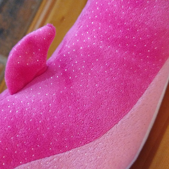 Ty Beanie Boos SURF the Pink Dolphin 2014 RARE & RETIRED Plush Stuffed Pink - Picture 11 of 17